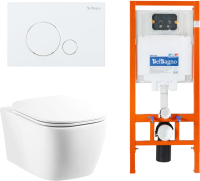 

Унитаз подвесной с инсталляцией BelBagno, BB1102CH/BB1102SC/BB002-80/BB014-SR-BIANCO