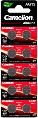 Комплект батареек Camelion АG12-BP10 Mercury Free / 12820