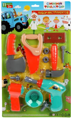 Набор инструментов игрушечный Играем вместе Синий трактор / ZY1235622-R
