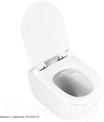 Унитаз подвесной с инсталляцией BelBagno CZR-6601-TH-TOR/CZR2316SC/BB002-80/BB014-SR-BIANCO