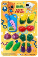 Набор игрушечных продуктов Играем вместе Набор овощей Ми-ми-мишки / T810-H40002-R - 