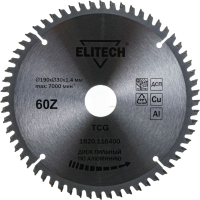 Пильный диск Elitech 1820.116400 - 