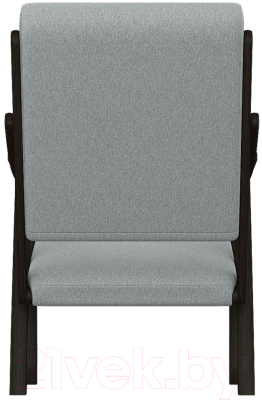 Кресло мягкое Мебелик Вега 10 (серый/венге)