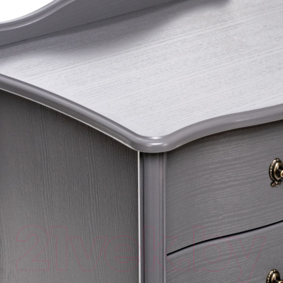 Изображение товара Комод Мебелик Джульетта узкий 6 ящиков (серый ясень)