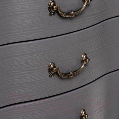 Изображение товара Комод Мебелик Джульетта узкий 6 ящиков (серый ясень)