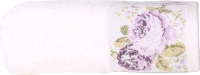 Полотенце Arya Desima (70x140, белый/лиловый) - 