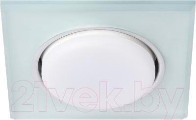 Точечный светильник ЭРА DK LD50 FR GX53 / Б0057470 (белый матовый)