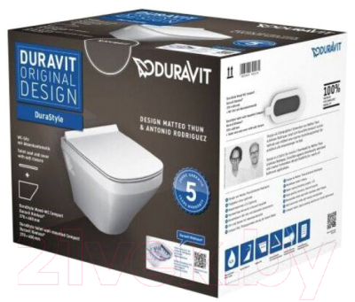 Унитаз подвесной Duravit Durastyle 45710900A1