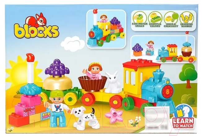 Конструктор Kids Home Toys Сказочный паровоз / 4371510