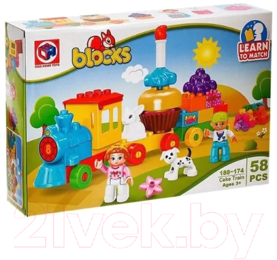 Конструктор Kids Home Toys Сказочный паровоз / 4371510