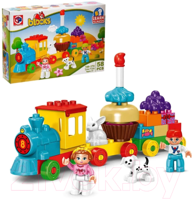 Конструктор Kids Home Toys Сказочный паровоз / 4371510