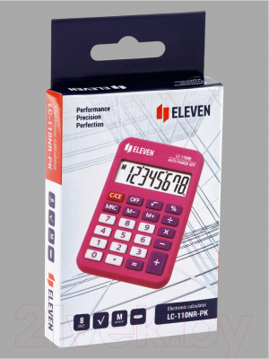 Калькулятор Eleven LC-110NR-PK (розовый)