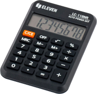 Калькулятор Eleven LC-110NR (черный) - 