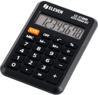 Калькулятор Eleven LC-210NR (черный) - 