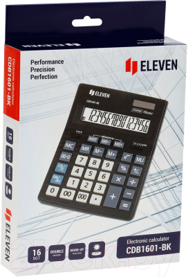 Калькулятор Eleven Business Line / CDB1601-BK (черный)