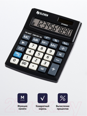 Калькулятор Eleven Business Line / CMB1001-BK (черный)