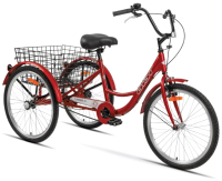 Велосипед AIST Cargo 1.1 2023 (24, бордовый) - 