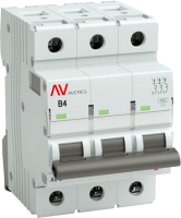 

Выключатель автоматический EKF, Averes AV-6 3P 4A (B) 6kA / mcb6-3-04B-av