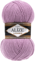 Пряжа для вязания Alize Lanagold 49% шерсть, 51% акрил / 505 (240м, пепельно-сиреневый) - 