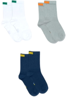 Носки детские Mark Formelle 444A-1937 (р.22, джинсовый/светлая оливка/белый) -