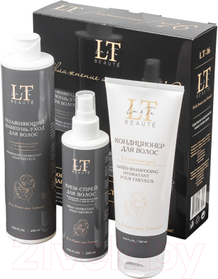 Набор косметики для волос La and Te beaute Увлажнение и защита Шампунь+Кондиционер+Спрей LT16