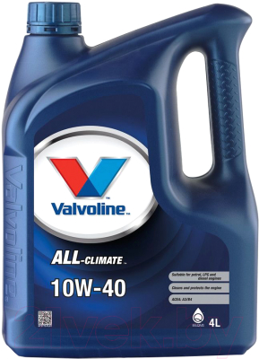 Моторное масло Valvoline All Climate 10W40 / 872775 (4л)