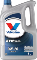 Моторное масло Valvoline SynPower FE 0W20 / 872584 (5л) - 