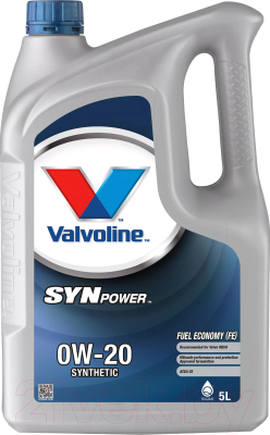 Моторное масло Valvoline SynPower FE 0W20 / 872584 (5л)