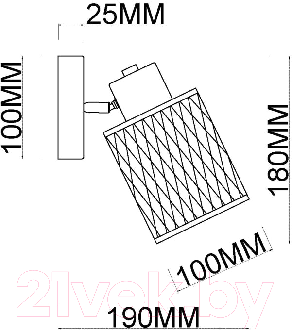 Спот Myfare Cathy MR1510-1WC