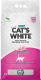 Наполнитель для туалета Cat's White С ароматом детской присыпки (5л/4.25кг) - 