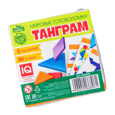 

Развивающая игра, Головоломка. Танграм / 4966896