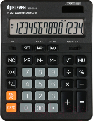 Калькулятор Eleven SDC-554S (черный)