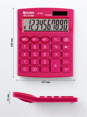 Калькулятор Eleven SDC-810NR-PK (розовый)