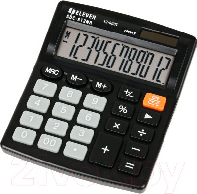 Калькулятор Eleven SDC-812NR (черный)