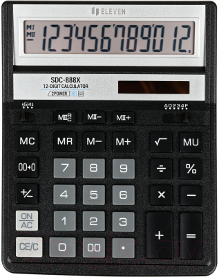 Калькулятор Eleven SDC-888X-BK (черный)