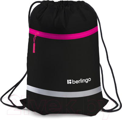 Мешок для обуви Berlingo Basic pink / MS230102