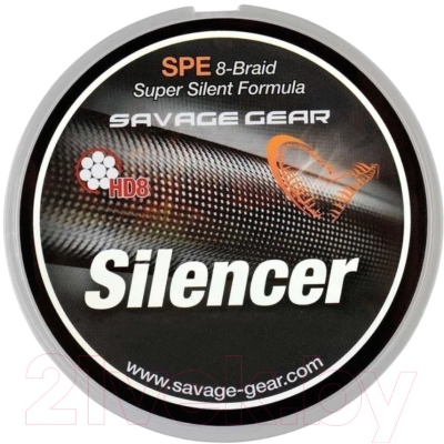 Леска плетеная Savage Gear HD8 Silencer Braid 120м 0.09мм 4.7кг / 54807 (зеленый)