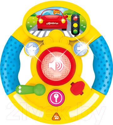Развивающая игрушка Азбукварик Музыкальный руль Я водитель / 5214481
