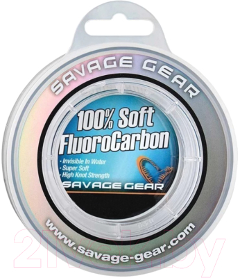 Леска флюорокарбоновая Savage Gear Soft Fluoro Carbon 0.81мм 20м 33.00кг / 54857