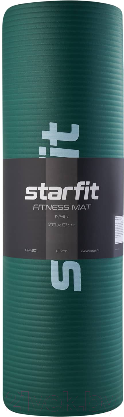 Коврик для йоги и фитнеса Starfit FM-301 NBR