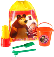 Набор игрушек для песочницы Соломон Маша и Медведь / 7611870 - 