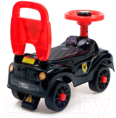Каталка детская Qunxing Toys Ночной гонщик QX-3392-2 / 4462047 (черный)