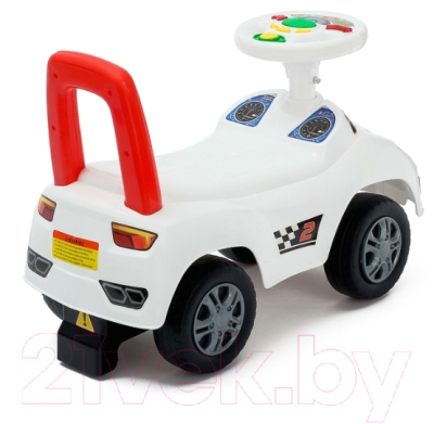 Каталка детская Qunxing Toys Ламбо QX-3375-1 / 4386835 (белый)