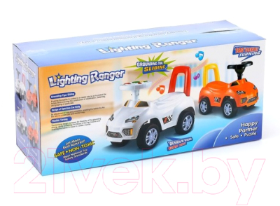 Каталка детская Qunxing Toys Ламбо QX-3375-1 / 4386835 (белый)