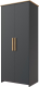 Шкаф Мебель-КМК 2Д Скандинавия 0905.6 (графит/дуб наварра) - 