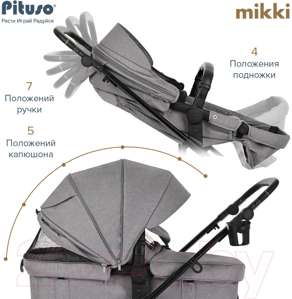 Детская универсальная коляска Pituso Mikki G16