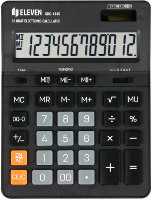 Калькулятор Eleven SDC-444S (черный)