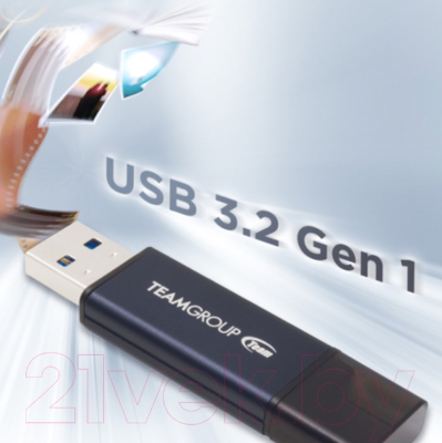 Usb flash накопитель Team Group C211 3.2 Drive 64GB (TC211364GL01) (синий)