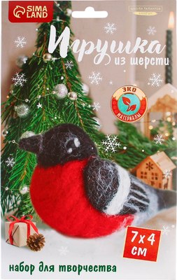 

Набор для творчества, Игрушка из шерсти. Снегирь / 4413224