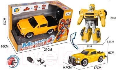 Изображение товара Робот-трансформер Феникс Тойз Машина пикап / 1000996